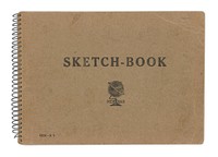 Sketchbook with various studio drawings by Mikuláš Galanda