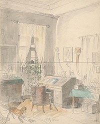 Interior  by Friedrich Carl von Scheidlin