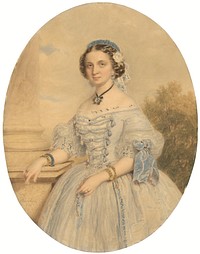 Portrait of a lady, Miklós Barabás