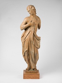 Standing figure of a saint