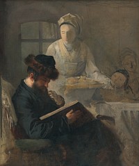 At the rabbi's, Leopold Horovitz