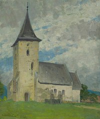 Church in kysak by Lajos Csordák