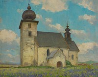 Gothic church in žehra by Lajos Csordák