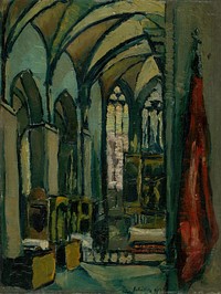 The interior of the church, Schiller Geyser