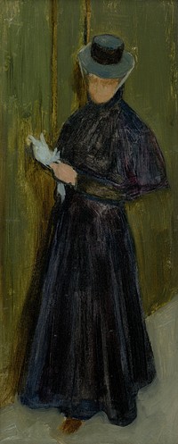 A lady in a long black dress, Ákos Aranyossa