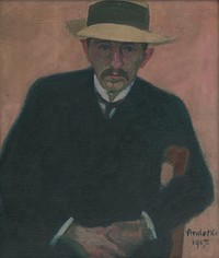 Portrait of a seated man, Julius Andorko
