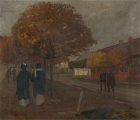 On a walk, Teodor Jozef Mousson