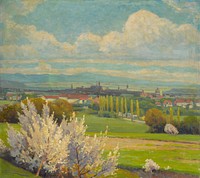 View of košice by Lajos Csordák