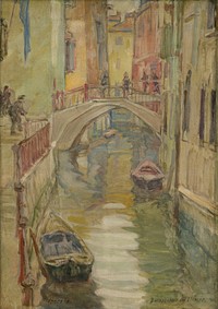 Venice by Elemír Halász-Hradil