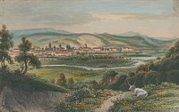 View of košice from the east, Ludwig Rohbock