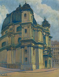 Church in vienna by Konštantín Bauer