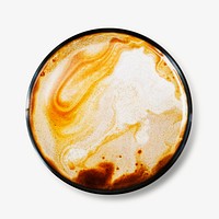 Hot coffee isolated design