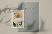 Ready to use sunflower poster mockup psd