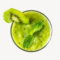 Kiwi smoothie isolated design