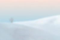 Snow-covered mountain winter background, blurry design