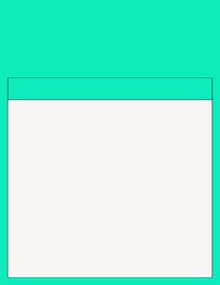 Rectangle green frame clipart vector