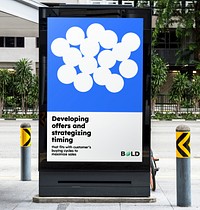 Billboard mockup, digital signage psd