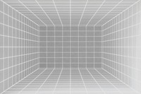 Abstract wireframe room background, futuristic design