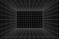 Black futuristic grid product background psd