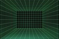 Neon green futuristic grid product background