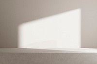 Sunlight  wall product backdrop mockup, minimal design psd