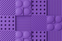 Abstract wall product backdrop mockup, 3D purple design psd