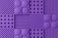 Purple wall panel background, abstract pattern design