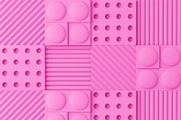 Pink wall panel background, abstract pattern design