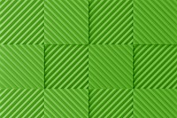 Green acoustic foam background, soundproofing wall panel