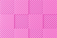 Pink acoustic foam background, soundproofing wall panel