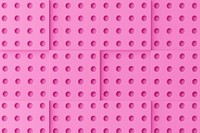 Pink toy brick pattern background