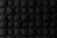 Black pop fidget pattern background