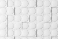 White pop fidget pattern background