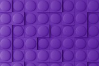 Pop fidget product background mockup, 3D purple design psd