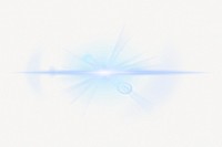 Blue flare, light effect psd