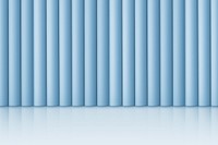 Blue curtain product background, 3D design