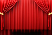 Red curtain product background
