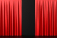 Red opening curtain product background