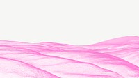 Pink mountain landscape border psd