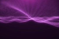 Abstract pink wave background, digital remix psd