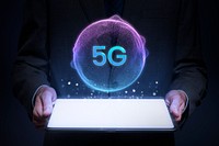 5G network technology, digital remix