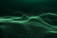 Abstract dark green background, smart technology digital remix psd