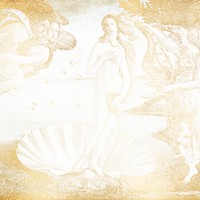 The Birth of Venus artwork by Sandro Botticelli, remixed by rawpixel