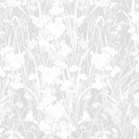 Gray wildflowers patterned background, remixed by rawpixel
