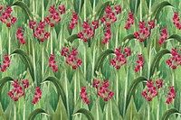 Mary Vaux Walcott's Primrose background, famous artwork, remixed by rawpixel