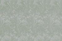 William Morris' Tulip background, flower pattern, remixed by rawpixel
