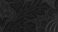 William Morris' St.James HD wallpaper, vintage botanical pattern background, remixed by rawpixel