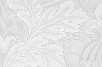 William Morris' St.James background, vintage botanical pattern, remixed by rawpixel