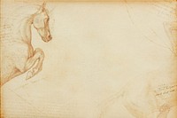 Vintage prancing horse background, animal illustration by George Stubbs, remixed by rawpixel