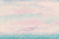 Henri-Edmond Cross background. Famous art remixed by rawpixel.